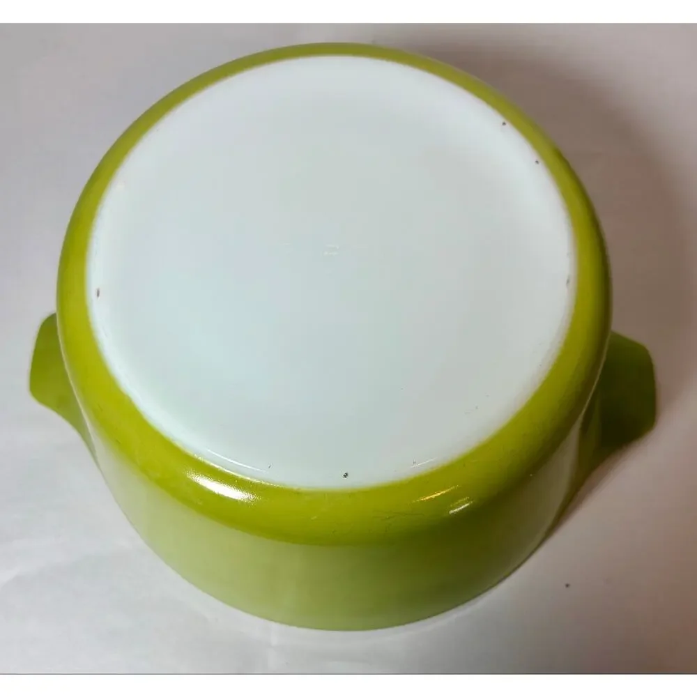 Vintage 1970s PYREX Olive Green 474-B Casserole Dish USA